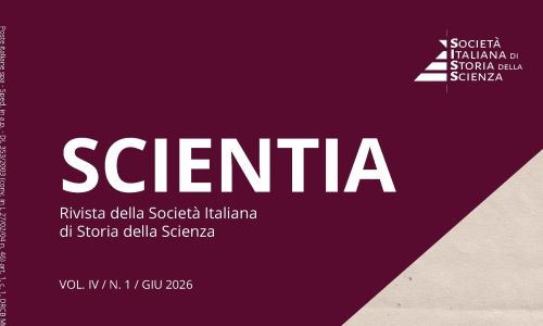 E' uscito il primo numero del 2026 di "Scientia. Rivista della Società Italiana di Storia della Scienza"