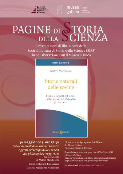 Pagine di Storia della Scienza - 30 maggio 2025