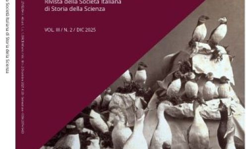 E' uscito il secondo numero del 2025 di "Scientia. Rivista della Società Italiana di Storia della Scienza"